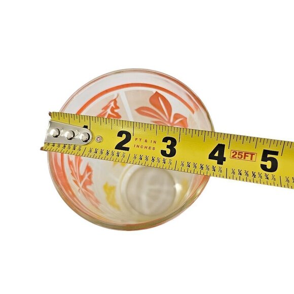 Hazel Atlas Frosted Fall Leaves Large 22 Oz Tumbler Drinking Glasses – Set of 2 - Picture 12 of 17